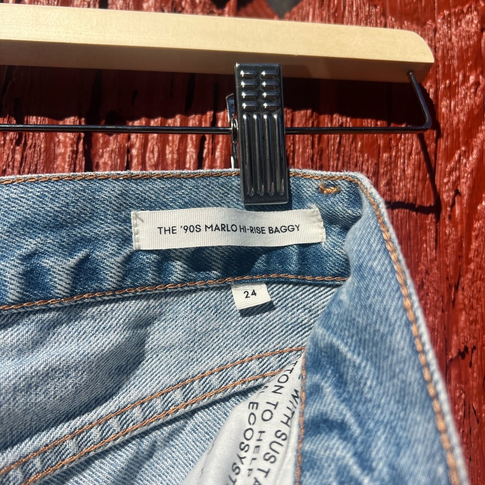 Denim Forum '90s Marlo Hi-Rise Baggy Jean Size 24. - Picture 3 of 4